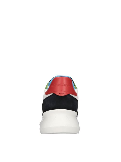 Sneakers in pelle e tessuto HARMONT & BLAINE | EFM241.031.6260BIANCO-NERO-VERDE-ROSSO
